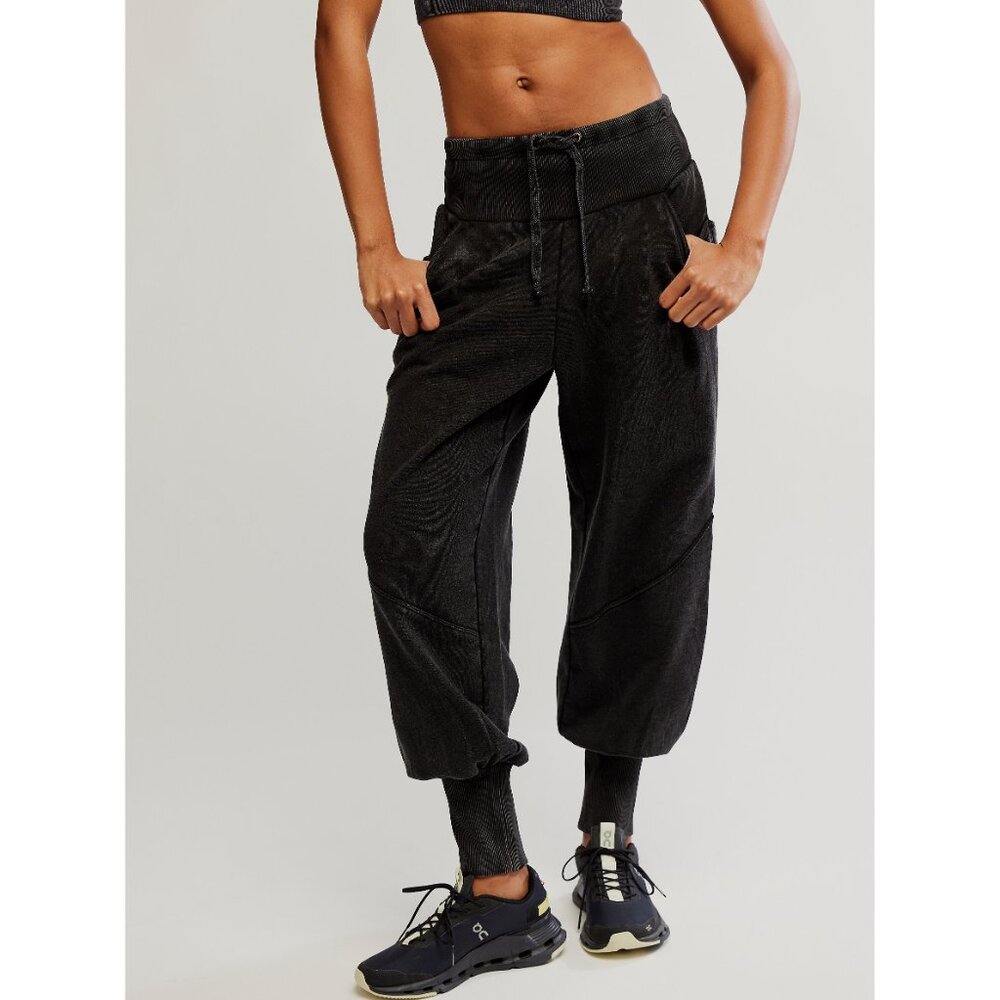 Black Casual Jogger Pants for Women